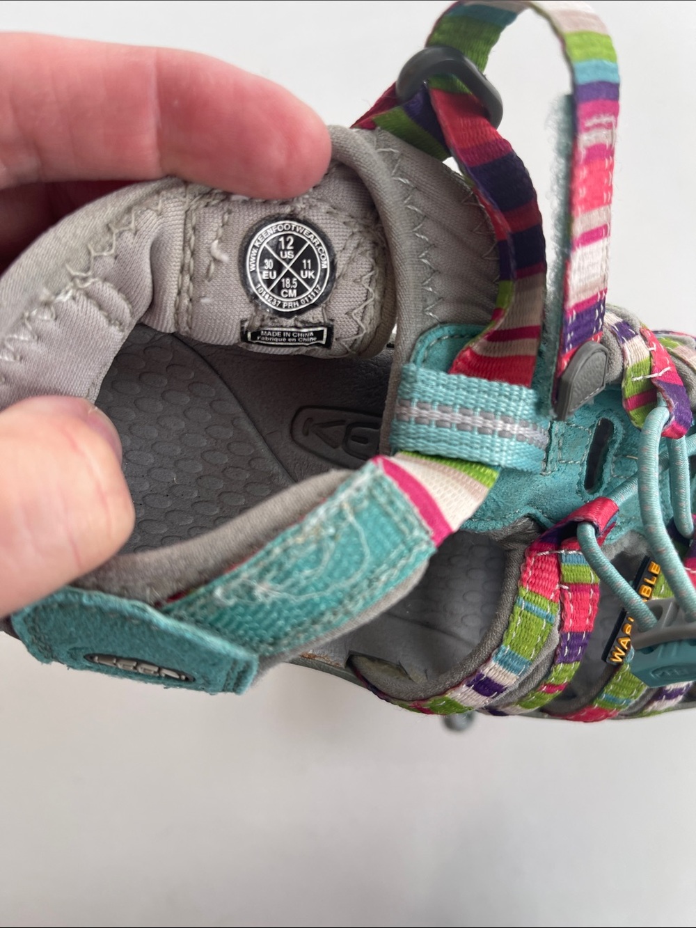 Keen Kids Multicolor Outdoor water Sandals - Teal & Rainbow - Picture 5 of 5